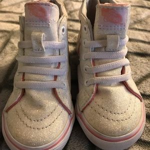 Vans SK8-Hi Zip Glitter Unicorn Sneaker